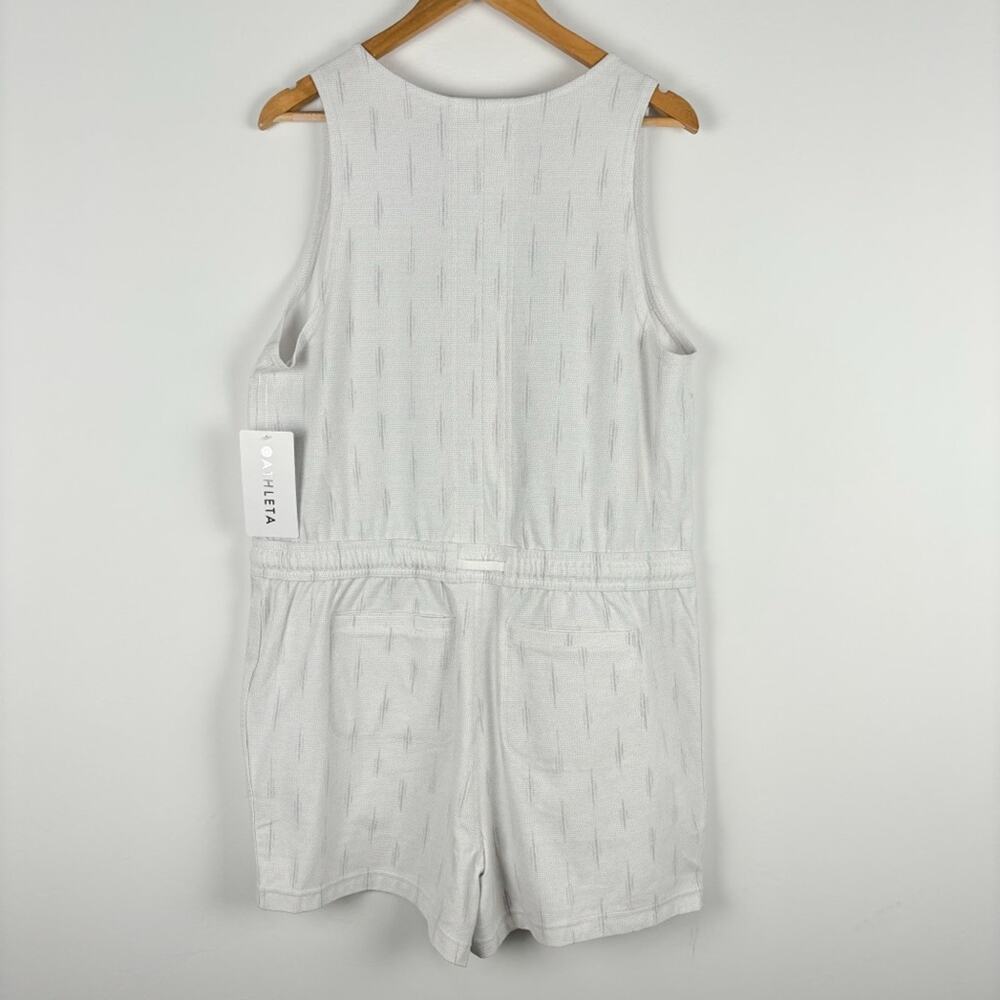 NWT Athleta Farallon Printed Romper White Size 1X - Picture 6 of 11